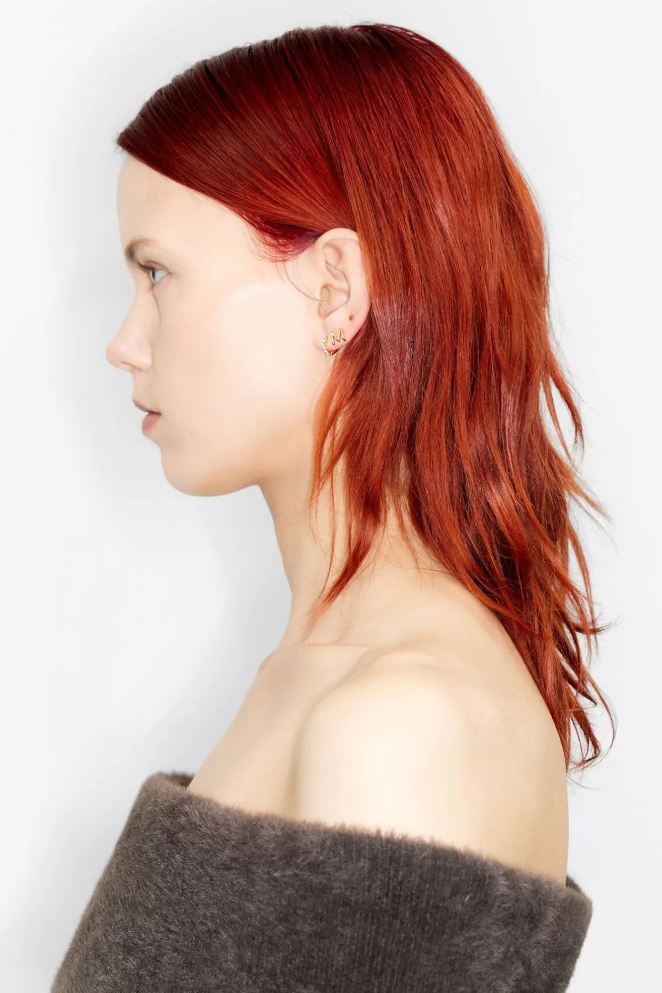 BIMBA Y LOLA Pendientes Letra U Cristales Online